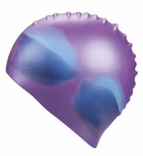 Casca pentru inot silicon ,Lila Multicolor