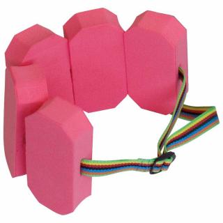 Centura de inot din spuma plastazote, 6 elementi, Rosu