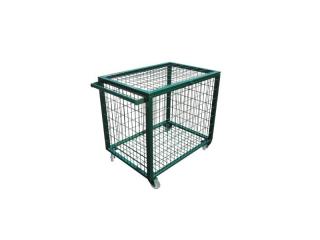 Container din Otel Inoxidabil,rotile, depozitare accesorii piscina 88 x 110 x 64 cm