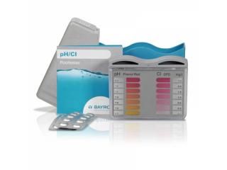 Dispozitiv testarea apei + Tablete de testare 20 pH   20 Cl, Bayrol, Pool Tester  pH + Clor