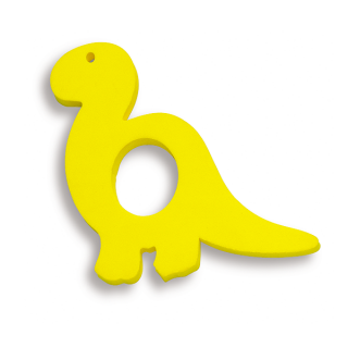 Figurina pentru inot, Dinozaur, Galben