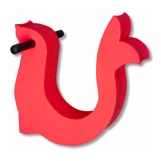 Figurina pentru inot, Foca, Rosu