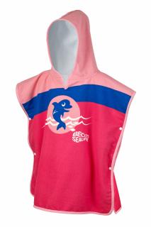 Poncho pentru copii BECO-SEALIFE  , Dolphin, roz