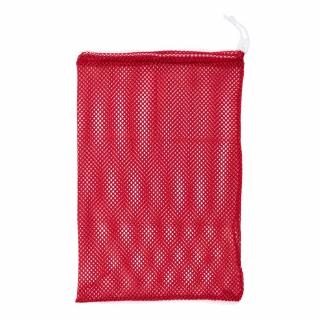 Sac echipament de inot tip plasa, 45x70 cm, Rosu