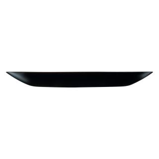 Farfurie neagra pentru servire.18 cm.
