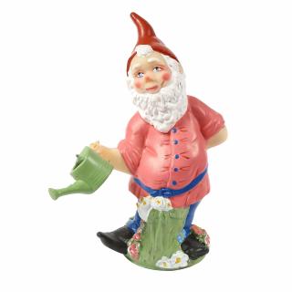 Figurina pitic cu stropitoare,din PVC, decoratiune gradina,42 cm