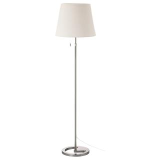 Lampadar reglabil, alb, otel - 168cm