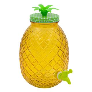 Recipient pentru lichide din sticla-Ananas.4 L