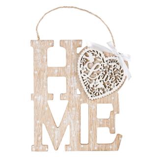 Tablita decorativa din lemn ,  Home, z16x20 cm