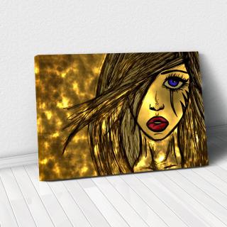 Tablou Canvas - Golden art