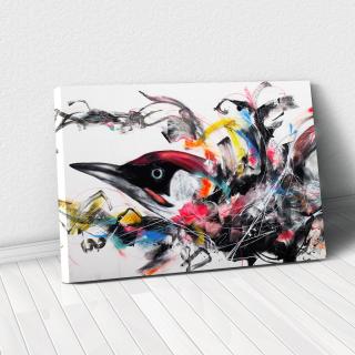 Tablou Canvas - Grafitti bird