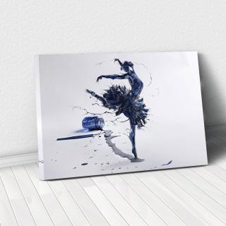 Tablou Canvas - Inked Balerina