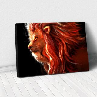 Tablou Canvas - Lion creativ