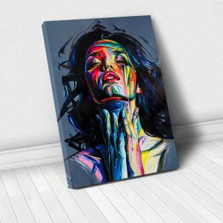 Tablou Canvas - Painted girl art