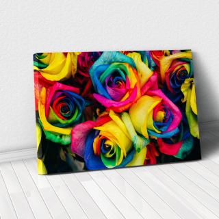 Tablou Canvas - Rainbow Roses