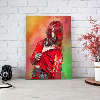 Tablou Canvas - Red fashion