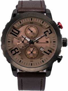 Ceas Barbatesc Matteo Dark Brown Brown Clasic XI