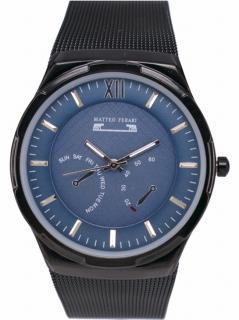 Ceas Barbatesc Matteo Ferari Black Blue Elegant IV