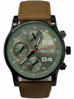 Ceas Barbatesc Matteo Ferari Brown Green Casual IV