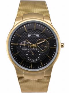 Ceas Barbatesc Matteo Ferari Gold Black Elegant II