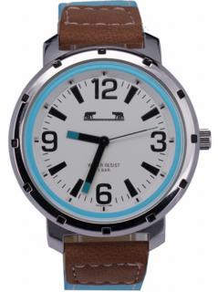 Ceas Barbatesc Matteo Ferari Light Blue Silver Casual VI