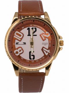 Ceas Barbatesc Matteo Ferari Light Brown Gold Casual III