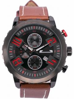 Ceas Barbatesc Matteo Ferari Red Brown Clasic XI