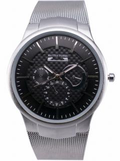 Ceas Barbatesc Matteo Ferari Silver Black Elegant II