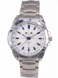 Ceas Barbatesc Matteo Ferari Silver WhiteBlue Elegant V