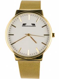 Ceas Dama Matteo Ferari Gold White Casual V