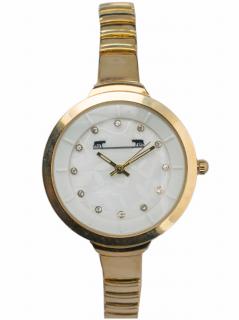 Ceas Dama Matteo Ferari Gold White Elegant XI