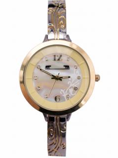 Ceas Dama Matteo Ferari GoldSilver Cream Elegant XII