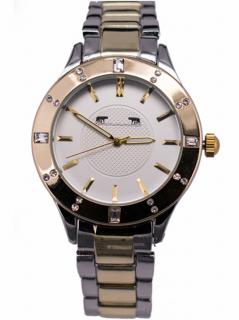 Ceas Dama Matteo Ferari GoldSilver White Elegant XIV