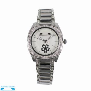 Ceas Dama Matteo Ferari Silver White Elegant XVII