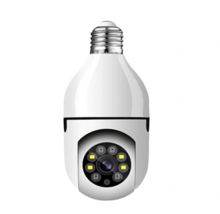 Camera IP, WI-FI, HD, Smart-Bulb, tip bec cu Senzor de Miscare si Aplicatie Telefon