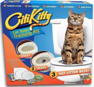 Citi Kitty - kit pentru educarea pisicilor la toaleta