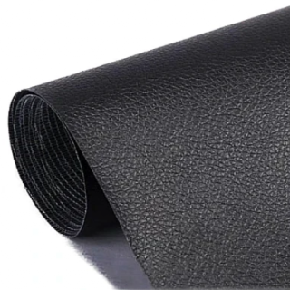 Folie din Piele Ecologica Autoadeziva pentru Reconditionare si Retapitare Canapea, Scaun, Interior Auto, Usor de Aplicat, Rezistenta si Durabila, Rola 75 x 250 cm, Negru, TopBazar