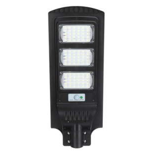 Lampa solara stradala de exterior, senzor de lumina 90W, Telecomanda