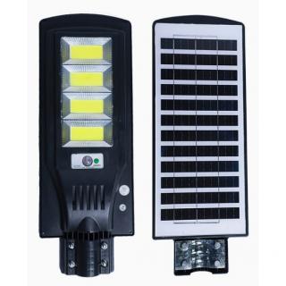 Lampa Stradala Solara LED, BZRSH, 200W cu senzor de miscare si telecomanda, stalp de montare inclus, 61 x 22.5 cm
