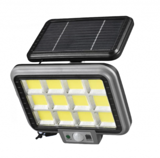 Proiector solar 288LED COB, 50W, senzor de miscare, telecomanda, 3 moduri de iluminare, BZRSH, cablu 4.6 metri