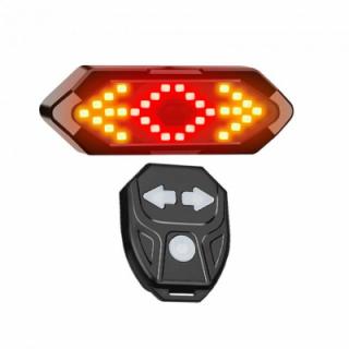 Semnalizare LED pentru Bicicleta FY-1820, Semnalizare cu semnal sonor, Telecomanda Wireless