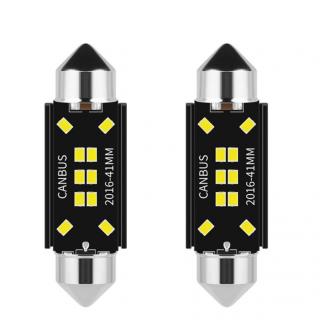 Set 2 Becuri auto LED, C5W Sofit, 8 LED SMD, Canbus fara eroare, 41 mm, BZRSH - Copie