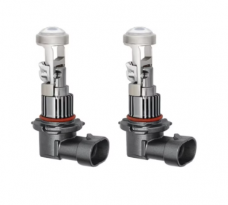 Set 2 becuri auto LED cu lupa, H11, 150W, 12V, 6500K, Canbus, fara eroare, +300%, BZRSH