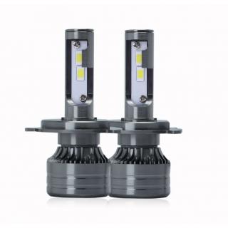 Set 2 becuri auto LED H4, 12V, 180W, 6000K, Canbus, 16000Lm, BZRSH