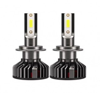 Set 2 becuri LED auto F2, 100W, H7 H11 H1 H4, 10000LM, ventilator racire