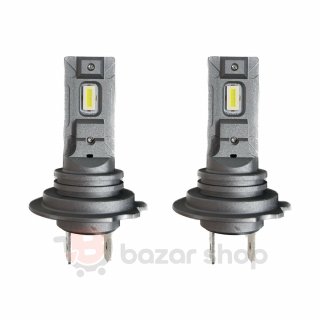 Set 2 becuri LED H7 mini, 100W, 6000K, 12V