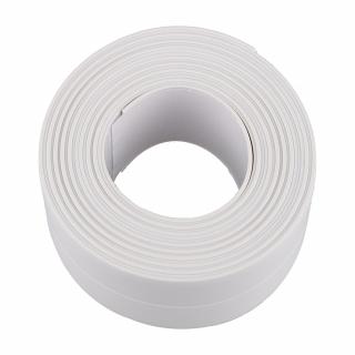 Set 2 x Banda adeziva de etansare, alba, impermeabila, pentru cada sau chiuveta 4 cm x 3.2 m