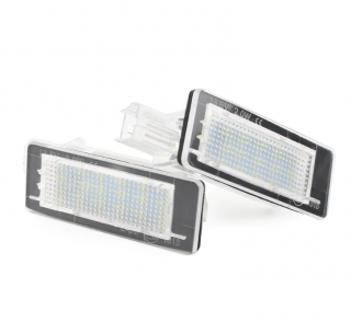 Set 2x Lampi led numar dedicate Dacia Duster Logan MCV Lodgy Renault Fluence Laguna Espace Scenic