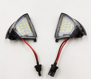 Set 2x lampi LED oglinda lumina exterioara VW Golf 5 MK5 Passat B6 Eos Golf 6 Variant Sharan MK2 7N