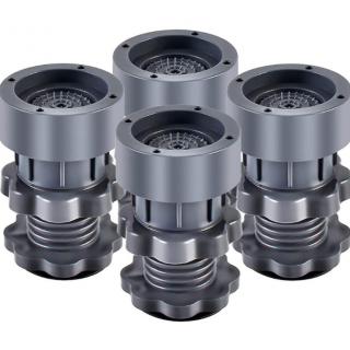 Set 4 picioruse reglabile pentru masina de spalat, frigider sau mobilier